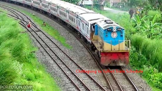 Chittagong to Sylhet train Schedule