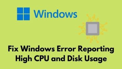 how to Fix Windows Problem Reporting High CPU